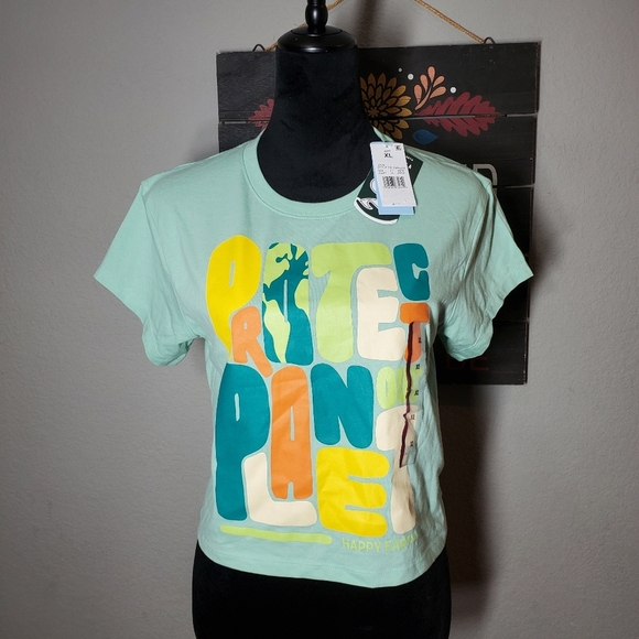 NWT Happy Earth Apparel Protect The Planet T-Shirt Size XL Jade Green - Picture 16 of 16